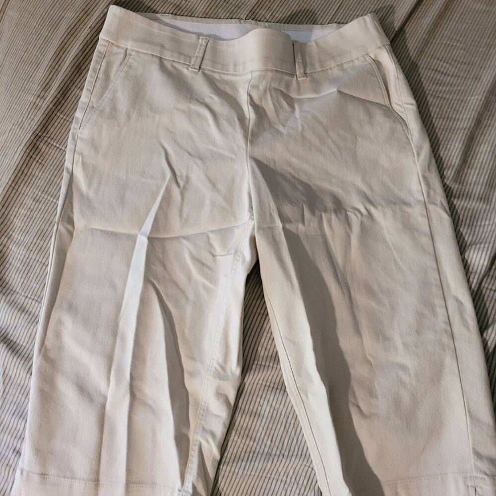 Light tan Kim Rogers dressy capris
